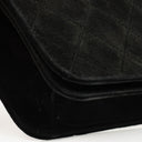 Chanel Classic Full Flap Bag Black Quilted Suede