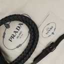 Prada Balck Nylon Satchel Tessuto Bow Shoulder Bag
