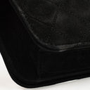 Chanel Classic Full Flap Bag Black Quilted Suede