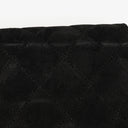 Chanel Classic Full Flap Bag Black Quilted Suede