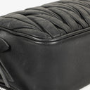 Miu Miu Matelasse Black Leather Shoulder Bag