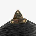 Louis Vuitton Pochette Sellier Dragonne Black EPI Leather Clutch Bag