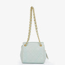 Chanel Light Blue Matelasse Chain Mini Bag