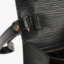 Louis Vuitton Pochette Sellier Dragonne Black EPI Leather Clutch Bag