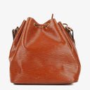 Louis Vuitton Petit Noe Brown EPI Leather Shoulder Bag