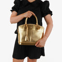 Louis Vuitton Lockit Suhali Gold Leather Bag