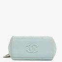 Chanel Light Blue Matelasse Chain Mini Bag