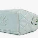 Chanel Light Blue Matelasse Chain Mini Bag