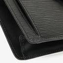 Louis Vuitton Pochette Sellier Dragonne Black EPI Leather Clutch Bag