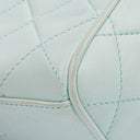 Chanel Light Blue Matelasse Chain Mini Bag