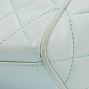 Chanel Light Blue Matelasse Chain Mini Bag