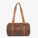 Celine Macadam Coated Canvas Boston Bag