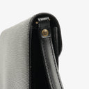 Louis Vuitton Pochette Sellier Dragonne Black EPI Leather Clutch Bag