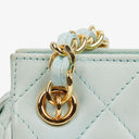 Chanel Light Blue Matelasse Chain Mini Bag