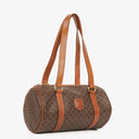 Celine Macadam Coated Canvas Boston Bag