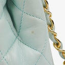 Chanel Light Blue Matelasse Chain Mini Bag
