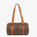 Celine Macadam Coated Canvas Boston Bag