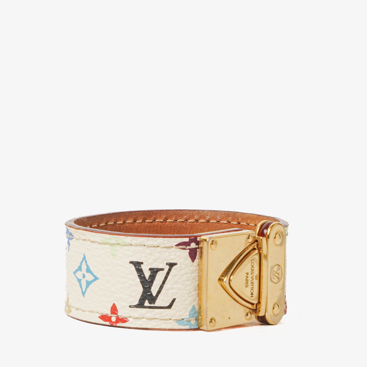 Louis Vuitton x Takashi Murakami White Monogram Multicolore Koala Bracelet S