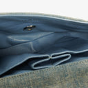 Chanel Blue Denim East West Chocolate Bar Bag