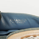Chanel Blue Denim East West Chocolate Bar Bag