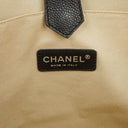 Sac Le Train Chanel en toile enduite noire