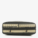 Sac Le Train Chanel en toile enduite noire