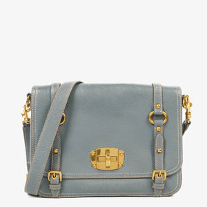 Miu Miu Cervo Pattina Pervinca Shouder Bag