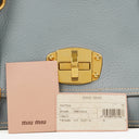 Miu Miu Cervo Pattina Pervinca Shouder Bag