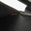Louis Vuitton Serviette Fermoir Black Epi Leather Briefcase