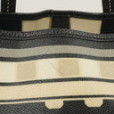 Sac Le Train Chanel en toile enduite noire