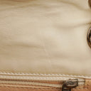 Chanel Cream Leather Ultimate Stitch Single Flap Bag