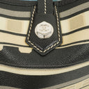 Sac Le Train Chanel en toile enduite noire