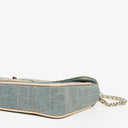 Chanel Blue Denim East West Chocolate Bar Bag