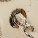 Chanel Cream Leather Ultimate Stitch Single Flap Bag