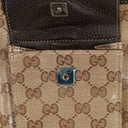 Gucci GG Crystal Canvas Abbey Pocket Tote Bag