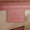 Gucci Bi-Colour Pebbled Calfskin Medium Bamboo Shopper Tote Bag