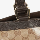 Gucci GG Crystal Canvas Abbey Pocket Tote Bag