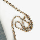 Chanel Blue Denim East West Chocolate Bar Bag