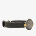 Rado Coupole Black Leather Watch