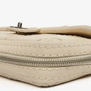 Chanel Cream Leather Ultimate Stitch Single Flap Bag
