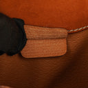 Sac seau à cordon Celine Vintage Macadam Triomphe Marron