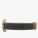 Rado Coupole Black Leather Watch