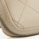 Chanel Cream Leather Ultimate Stitch Single Flap Bag
