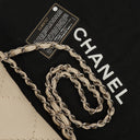 Chanel Cream Leather Ultimate Stitch Single Flap Bag