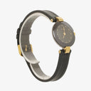 Rado Coupole Black Leather Watch