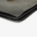 Louis Vuitton Serviette Fermoir Black Epi Leather Briefcase