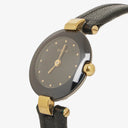 Rado Coupole Black Leather Watch