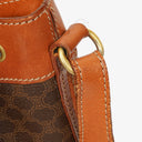 Sac seau à cordon Celine Vintage Macadam Triomphe Marron