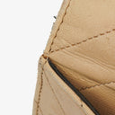 Chanel Classic Full Flap Bag Beige/Black Chevron Quilted Leather 24K Gold-Plated Hardware