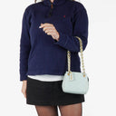 Chanel Light Blue Matelasse Chain Mini Bag